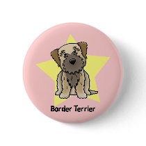 Kawaii Star Border Terrier Pin