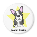Kawaii Star Boston Terrier magnets