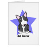 Kawaii Star BW Bull Terrier cards