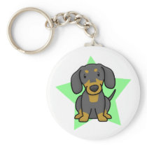 Kawaii Star Dachshund Keychain