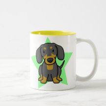 Kawaii Star Dachshund Mug