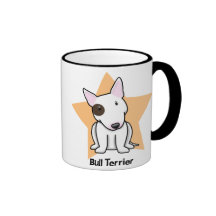 Kawaii Star Eye Spot Bull Terrier Coffee Mugs