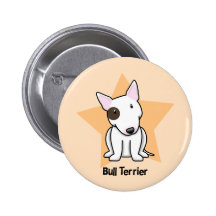 Kawaii Star Eye Spot Bull Terrier Pins