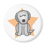Kawaii Star Irish Wolfhound Magnet