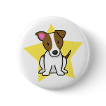 Kawaii Star Jack Russell Terrier Button