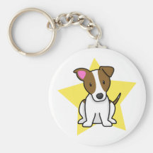 Kawaii Star Jack Russell Terrier Keychain