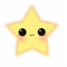Kawaii Star Magnet Acrylic Cut Out