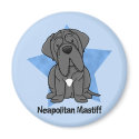 Kawaii Star Neapolitan Mastiff magnets