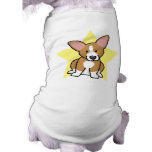 Kawaii Star Pembroke Welsh Corgi Dog T-Shirt pet clothing