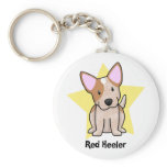 Kawaii Star Red Heeler keychains