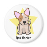 Kawaii Star Red Heeler magnets