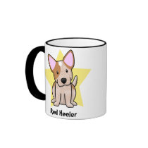Kawaii Star Red Heeler Mug