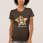 Kawaii Star Sable Cardigan Welsh Corgi Tshirt