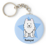 Kawaii Star Samoyed Keychains