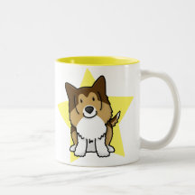 Kawaii Star Sheltie Mug