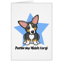 Kawaii Star Tri Pembroke Welsh Corgi