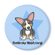 Kawaii Star Tri Pembroke Welsh Corgi