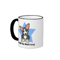 Kawaii Star Tri Pembroke Welsh Corgi Mugs