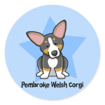 Kawaii Star Tri Pembroke Welsh Corgi