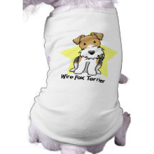 Kawaii Star Wire Fox Terrier Dog T-shirt