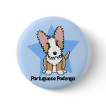 Kawaii Star Wire Portuguese Podengo buttons
