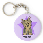 Kawaii Star Yorkshire Terrier keychains