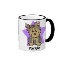 Kawaii Star Yorkshire Terrier Mugs