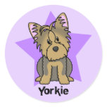 Kawaii Star Yorkshire Terrier stickers