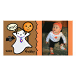 Kawaii Style Halloween Custom Photo Card photo cards