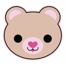 Kawaii Teddy Bear Cute Ornament Photo Cut Outs