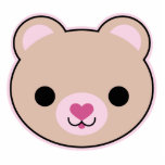 Kawaii Teddy Bear Cute Ornament photo sculptures