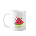 kawaii watermelon! mugs