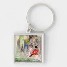 Kay Nielsen's Prince Charming from Sleeping Beauty Key Chain