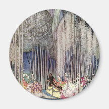 Kay Nielsen's The Twelve Dancing Princesses Fridge Magnets