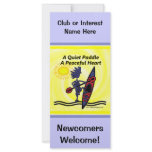 Kayak A Quiet Paddle Waves rack cards