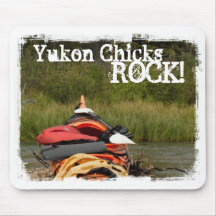 Kayak Balance; Yukon Chicks ROCK Mouse Pads