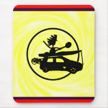 Kayak Bike Car - Zoom Gifts Mousepads