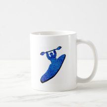 Kayak Blue Tank Coffee Mug