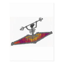 Kayak Bones Trip Post Card