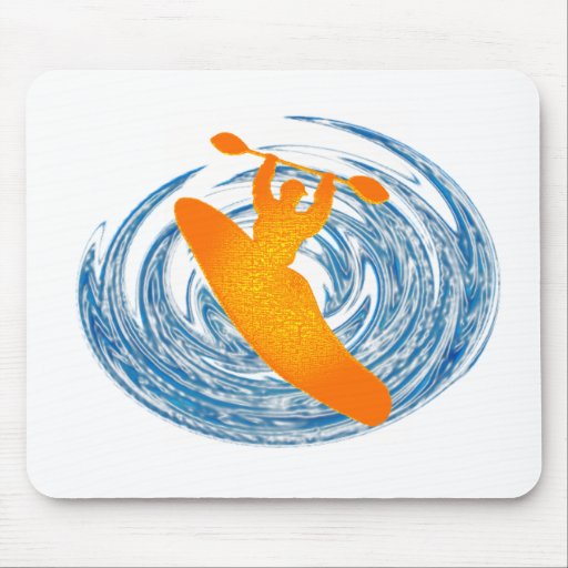 Kayak Boof Session Mouse Pad