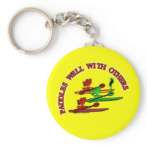 kayak_canoe_paddles_well_with_others_key_chain 
