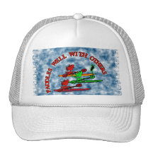 Kayak Canoe - Paddles Well With Others Mesh Hat