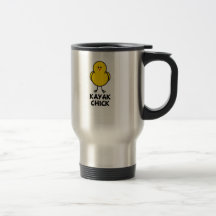 Kayak Chick Coffee Mugs