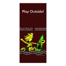 Kayak Chick Designs & Things Rack Card Template