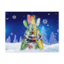 Kayak Christmas Tree - Postcard
