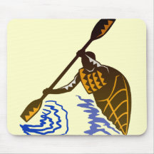 Kayak Excitement Mouse Pad