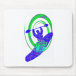 Kayak Fork Run Mouse Pad