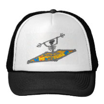 Kayak Hippie Bones Trucker Hat