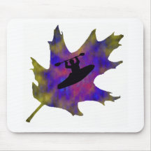 Kayak Hippie Leaf Mousepad