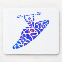 Kayak Horizon Line Mouse Pads